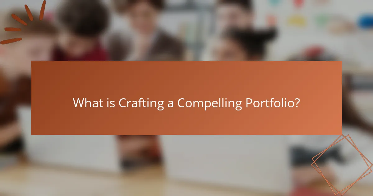 What is Crafting a Compelling Portfolio?