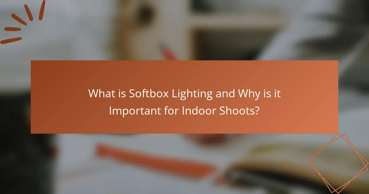 What is Softbox Lighting and Why is it Important for Indoor Shoots?
