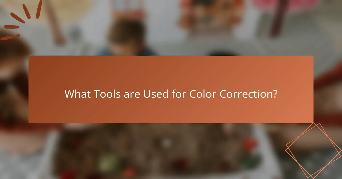 What Tools are Used for Color Correction?